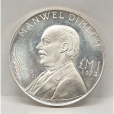 MALTA 1972 . ONE 1 POUND . PROOF COIN